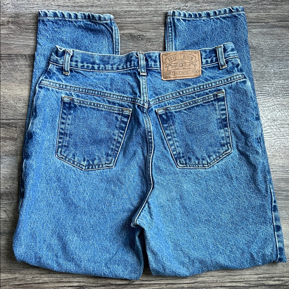 90s Memphis High Rise Tapered Leg Mom Jeans Size 12 Petite 💙